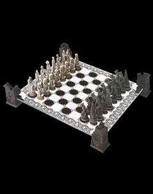 Vampire vs. Werewolf Chess Set 